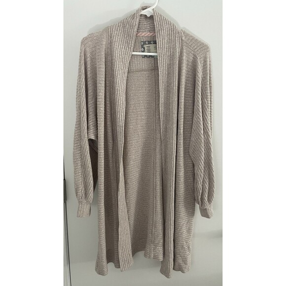 Anthropologie Saturday Sunday duster ribbed Button long Cardigan Size XS - Picture 2 of 7